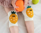 Cartoon Baby Knee Pads Summer Mesh Crawling Protection (0–3Y)