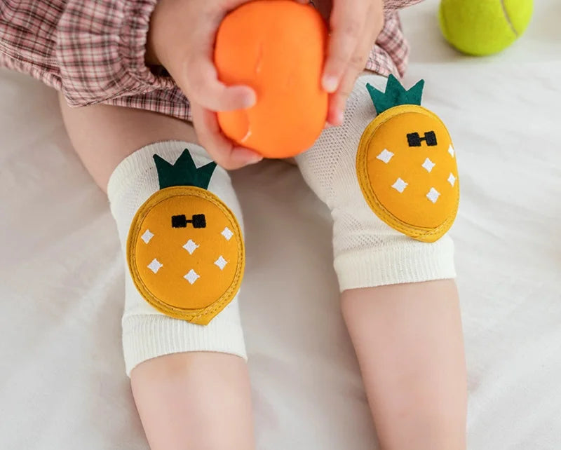 Cartoon Baby Knee Pads Summer Mesh Crawling Protection (0–3Y) Main image