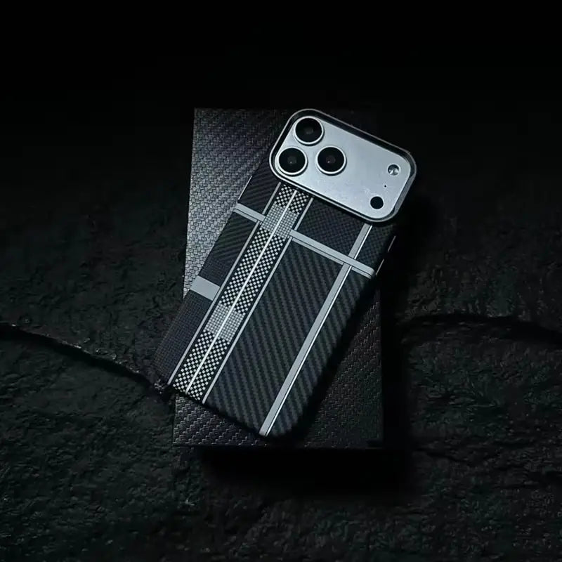 MagSafe Carbon Fiber Armor Case for iPhone 17 16 15 14 Pro Max