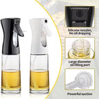 Oil Spray Bottle for Cooking Olive Oil & Vinegar Mist Sprayer