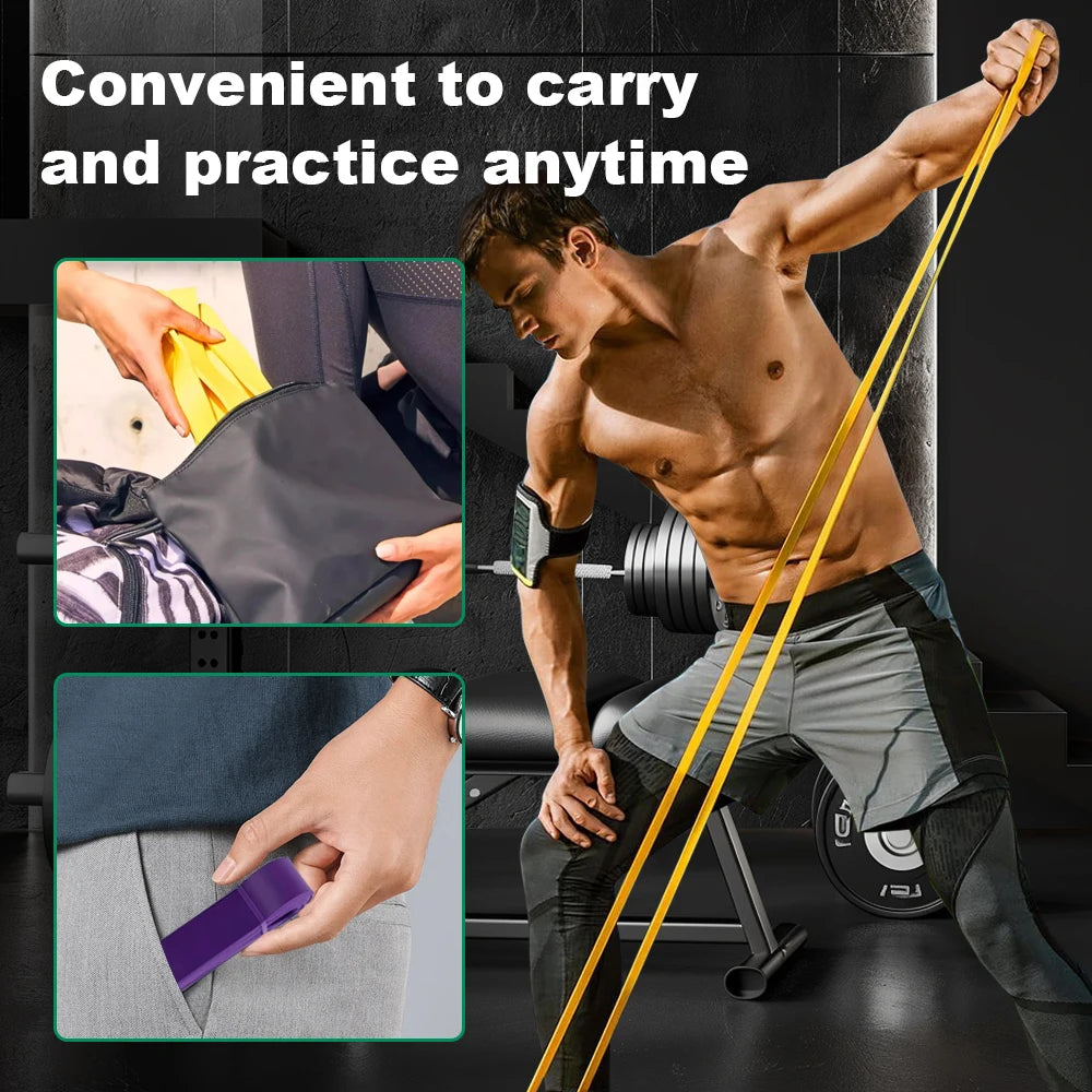 5-120LBS Boxing Resistance Band Set for Home Gym, Yoga & Pilates