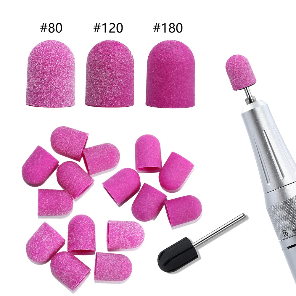 Sanding Bands & Caps for Nail Drill Pedicure Foot Care UK