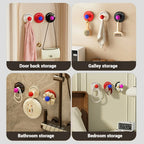 Adhesive Wall Hook Durable No-Drill Coat & Bathroom Storage Hook