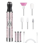 Rechargeable Electric Nail Drill Kit 4 Speed Manicure Pedicure Set