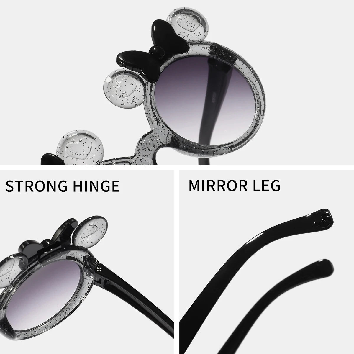Girls Bow Sunglasses 2025 | Cute Cartoon UV Protection Shades