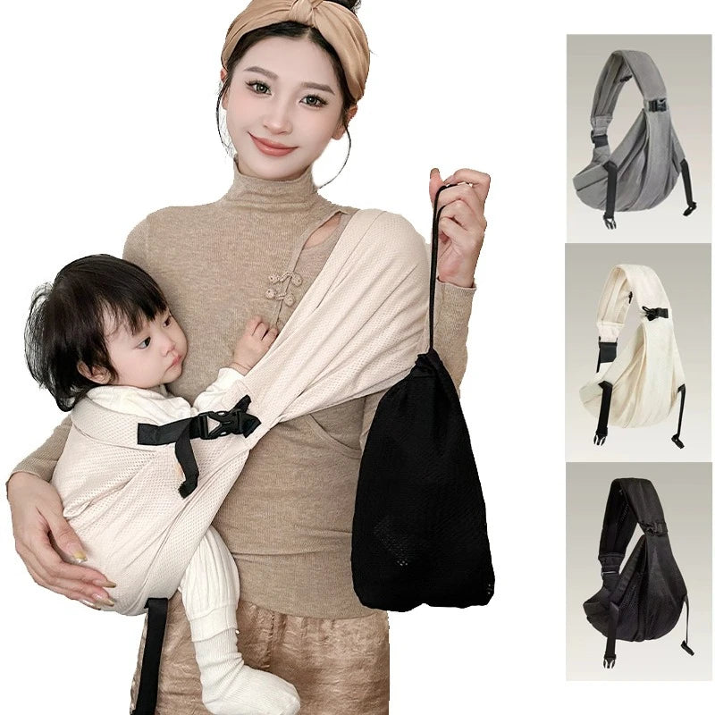 Portable Baby Sling Carrier Newborn Toddler Backpack Wrap Bag