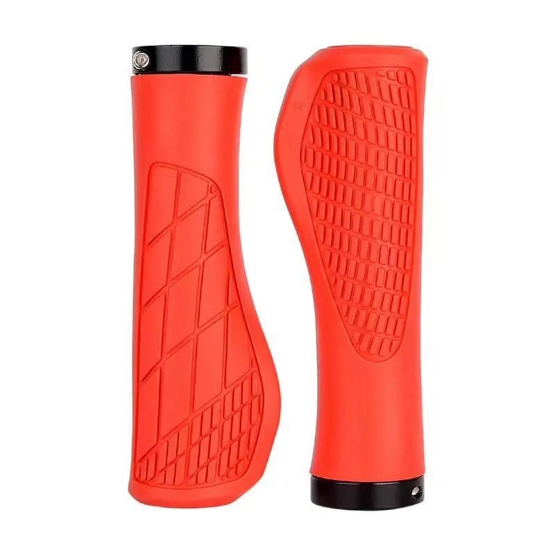 MTB Bike Handlebar Grips Anti-Slip Lock-On Soft Rubber Pair