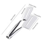304 Stainless Steel Kitchen Tongs UK Steak BBQ Food Clip Tool