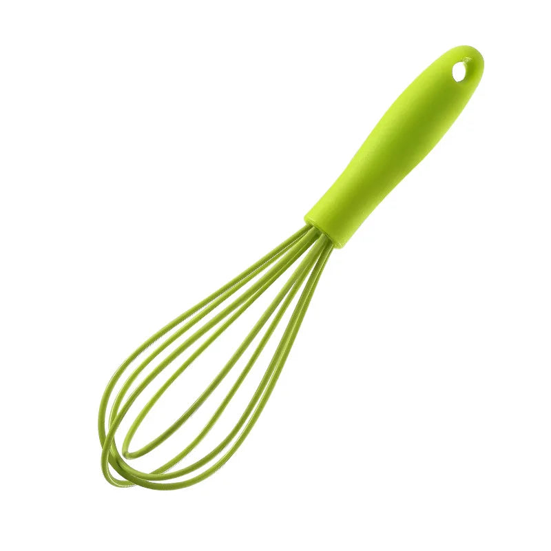 6 Inch Silicone Egg Beater Mini Manual Whisk for Baking & Cream Mixing