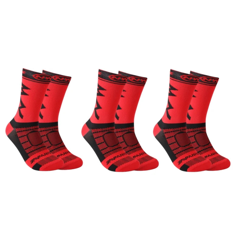 Breathable Sports Socks 3 Pairs Running Cycling Outdoor Men UK