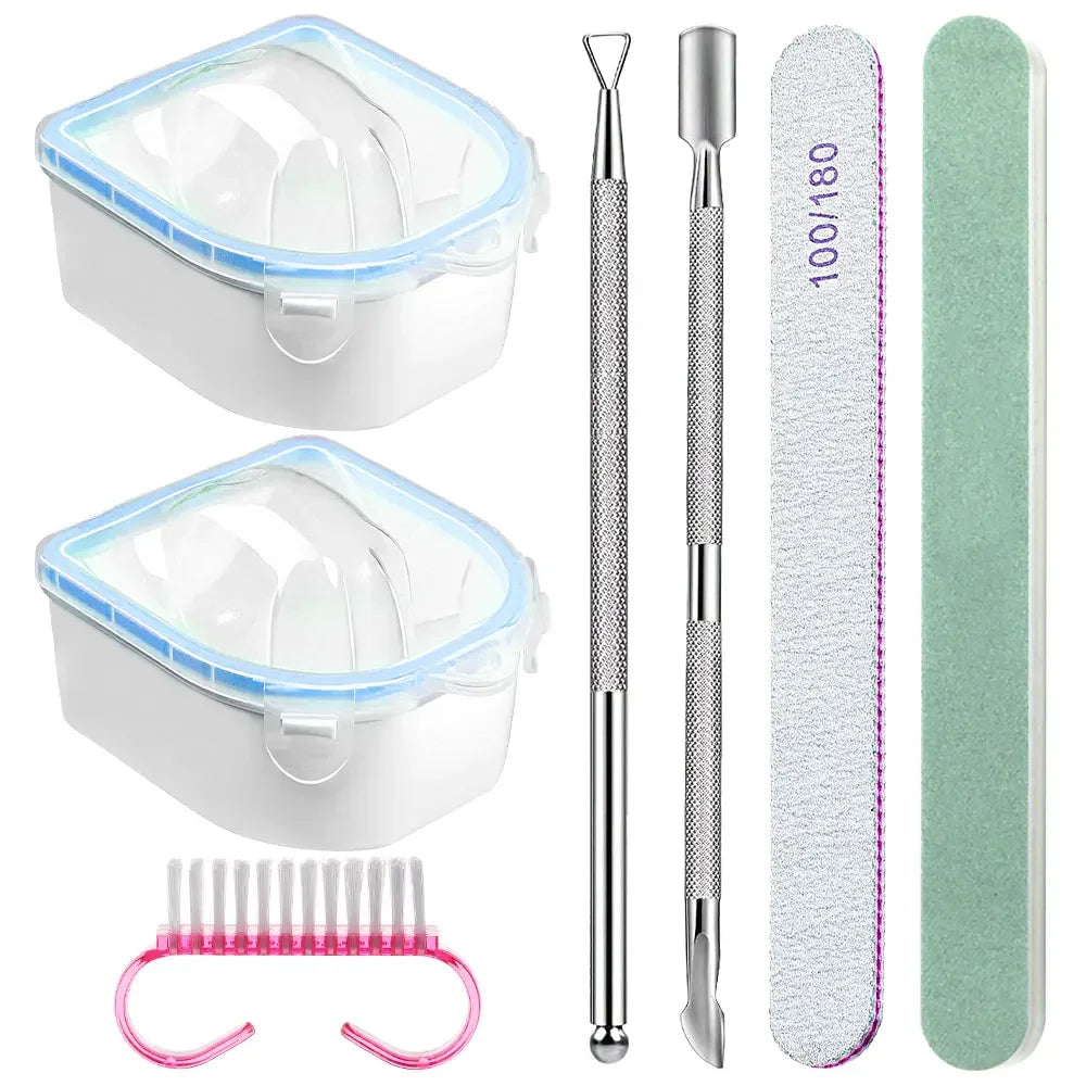 Nail Care Soak Bowl Dead Skin Softening Manicure Tool