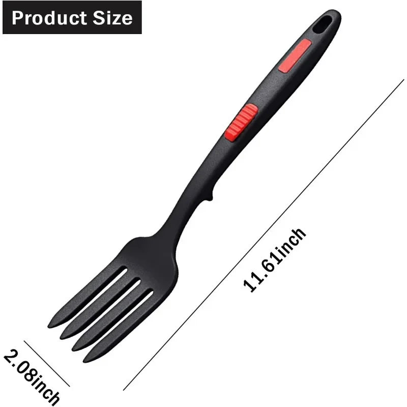 Silicone Flexible Fork Heat Resistant Cooking & Noodle Fork Tool