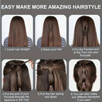Hairdressing Brush Set Rat Tail Comb Teasing Edge Control Spray