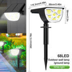72/68 LED Solar Landscape Lights