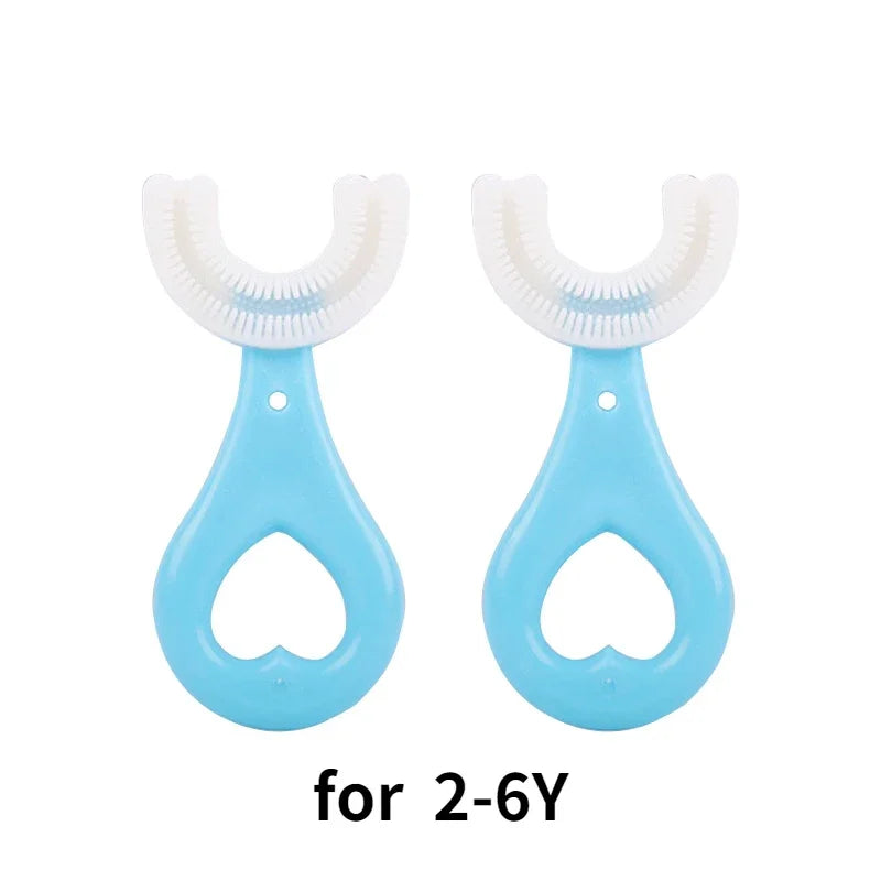 Baby 360° U Shape Toothbrush Soft Silicone Kids Teeth Brush