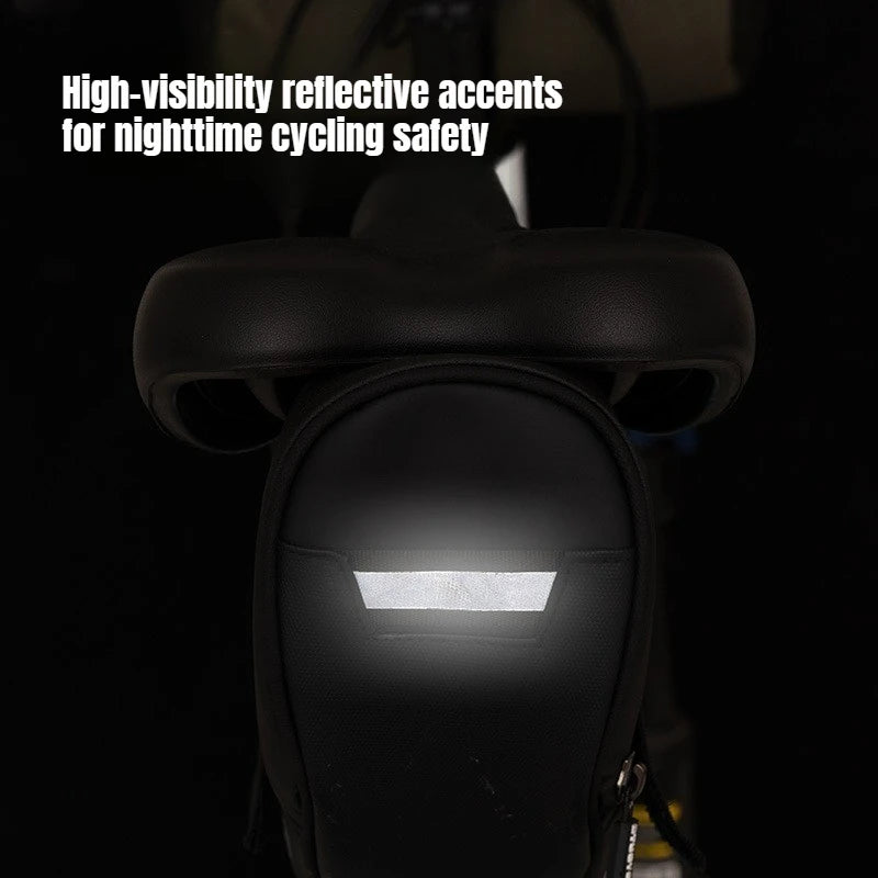 Waterproof Bike Saddle Bag Reflective Under Seat Cycling Pack