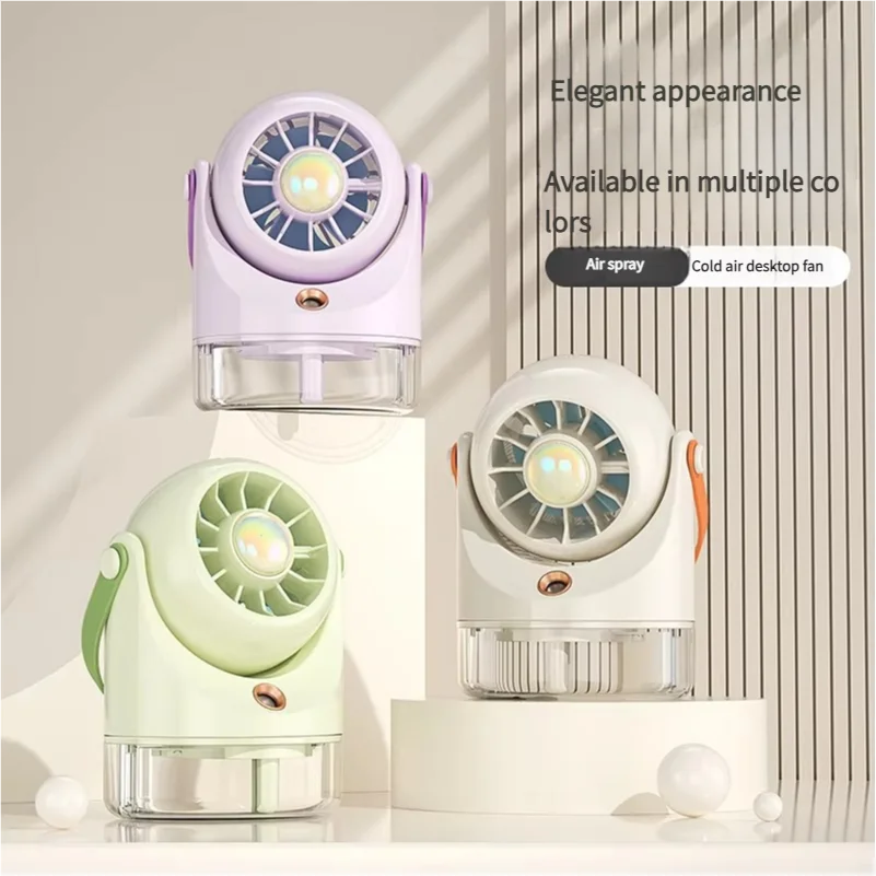 MEET SUN Mini Air Cooler UK  USB Water-Cooling Desk Fan