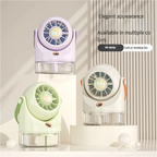 MEET SUN Mini Air Cooler UK  USB Water-Cooling Desk Fan