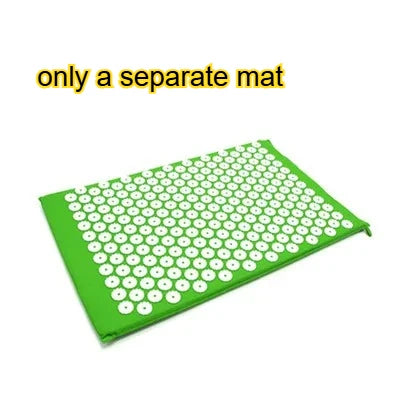 Acupressure Mat and Pillow Set Spiky Massage Mat for Back and Neck