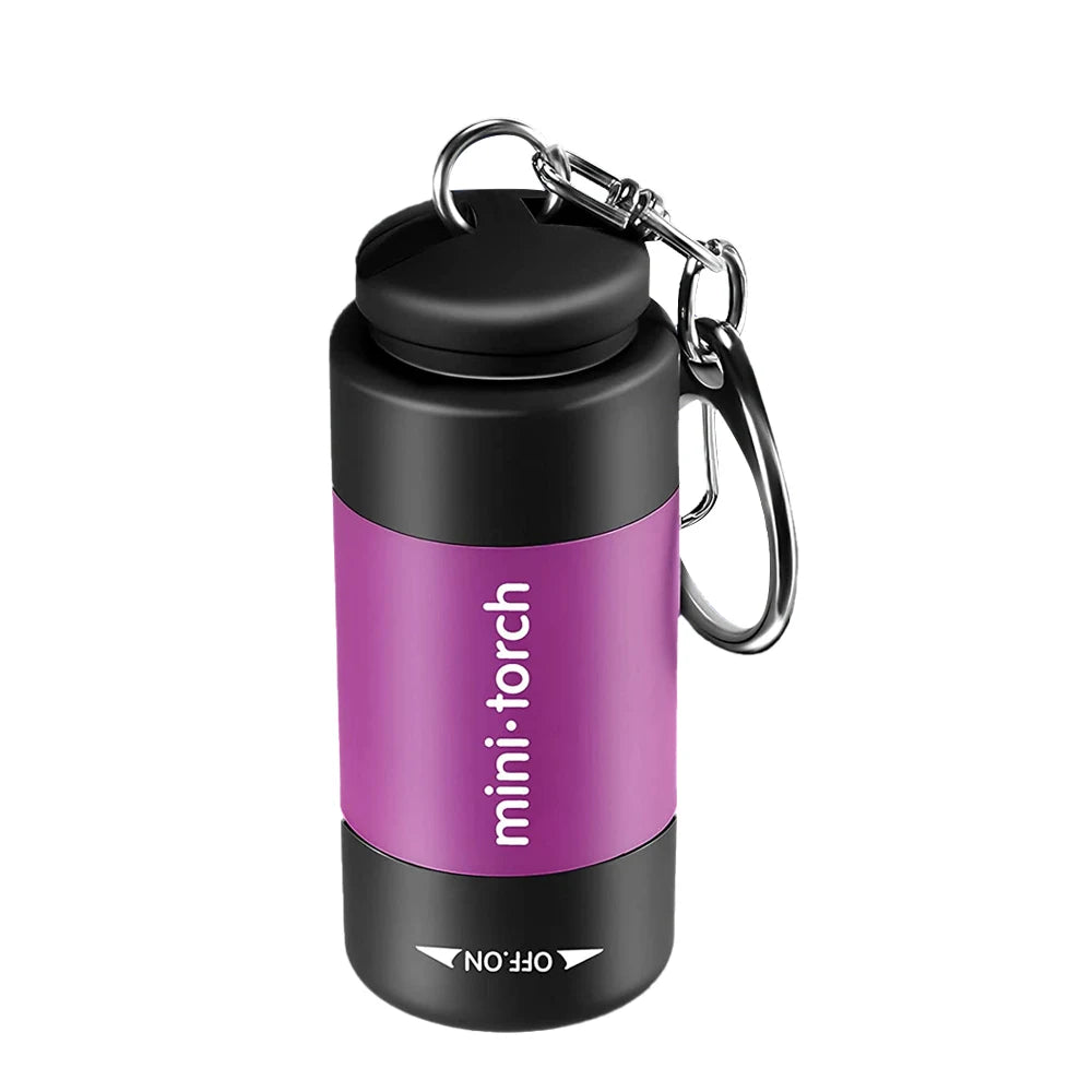 USB Rechargeable Mini Keychain Flashlight Waterproof LED