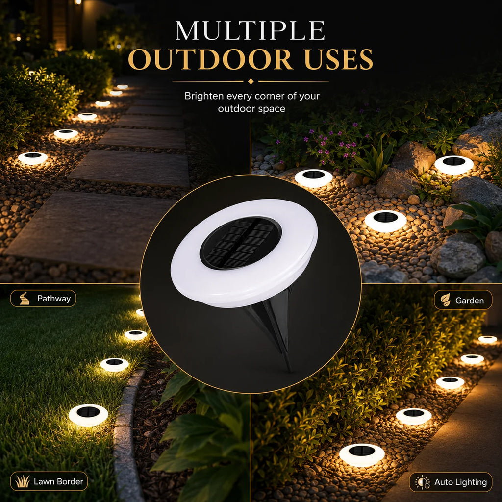 14 LED Solar Ground Lights