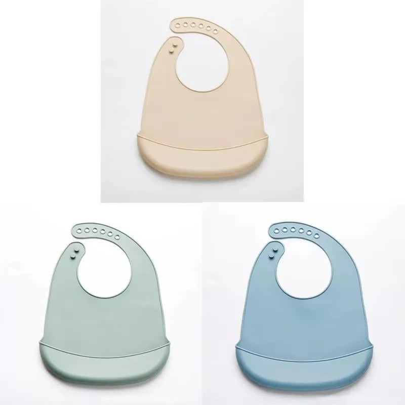 BPA Free Silicone Baby Bib Waterproof Feeding Bib