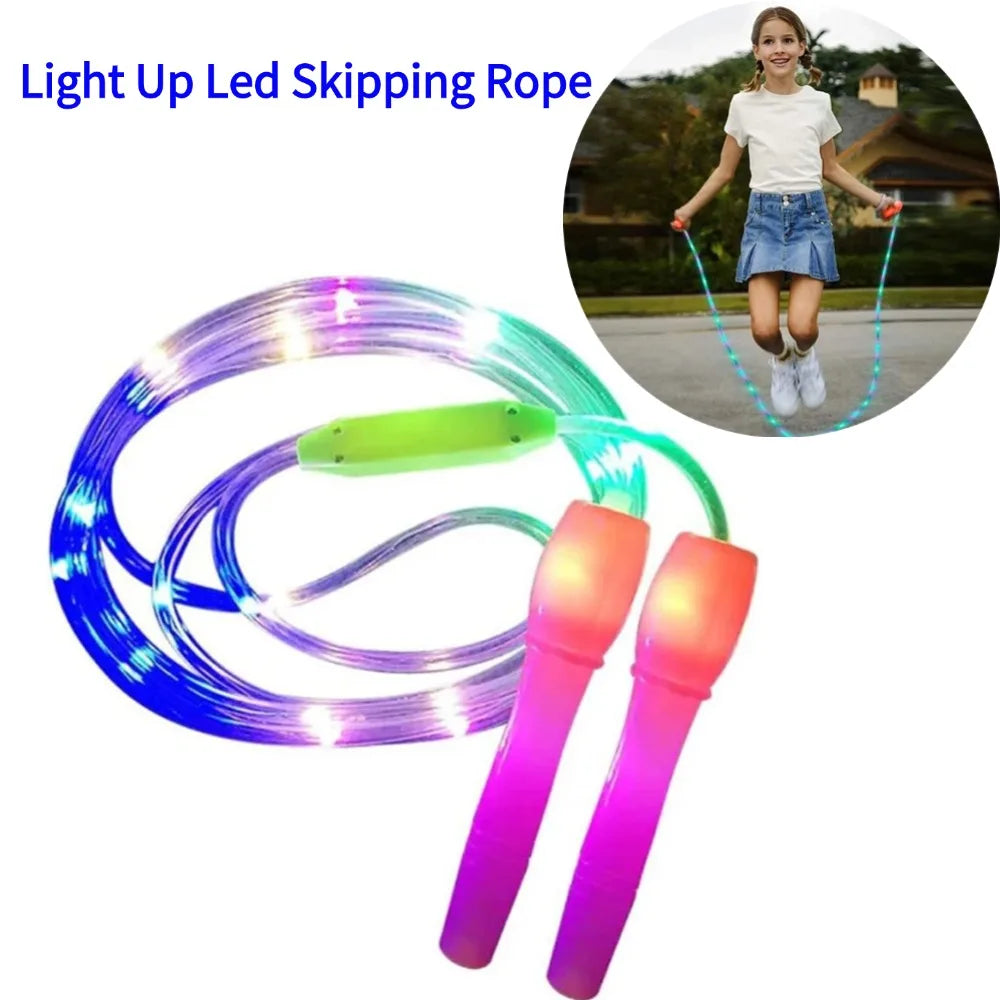 LED Light Up Jump Rope Luminous Speed Skipping Rope for Kids & Fitness Main image