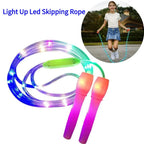 LED Light Up Jump Rope Luminous Speed Skipping Rope for Kids & Fitness