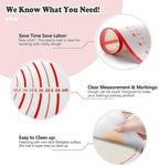 UNTIOR Silicone Baking Mat Non-Stick Dough Kneading & Pizza Rolling Pad