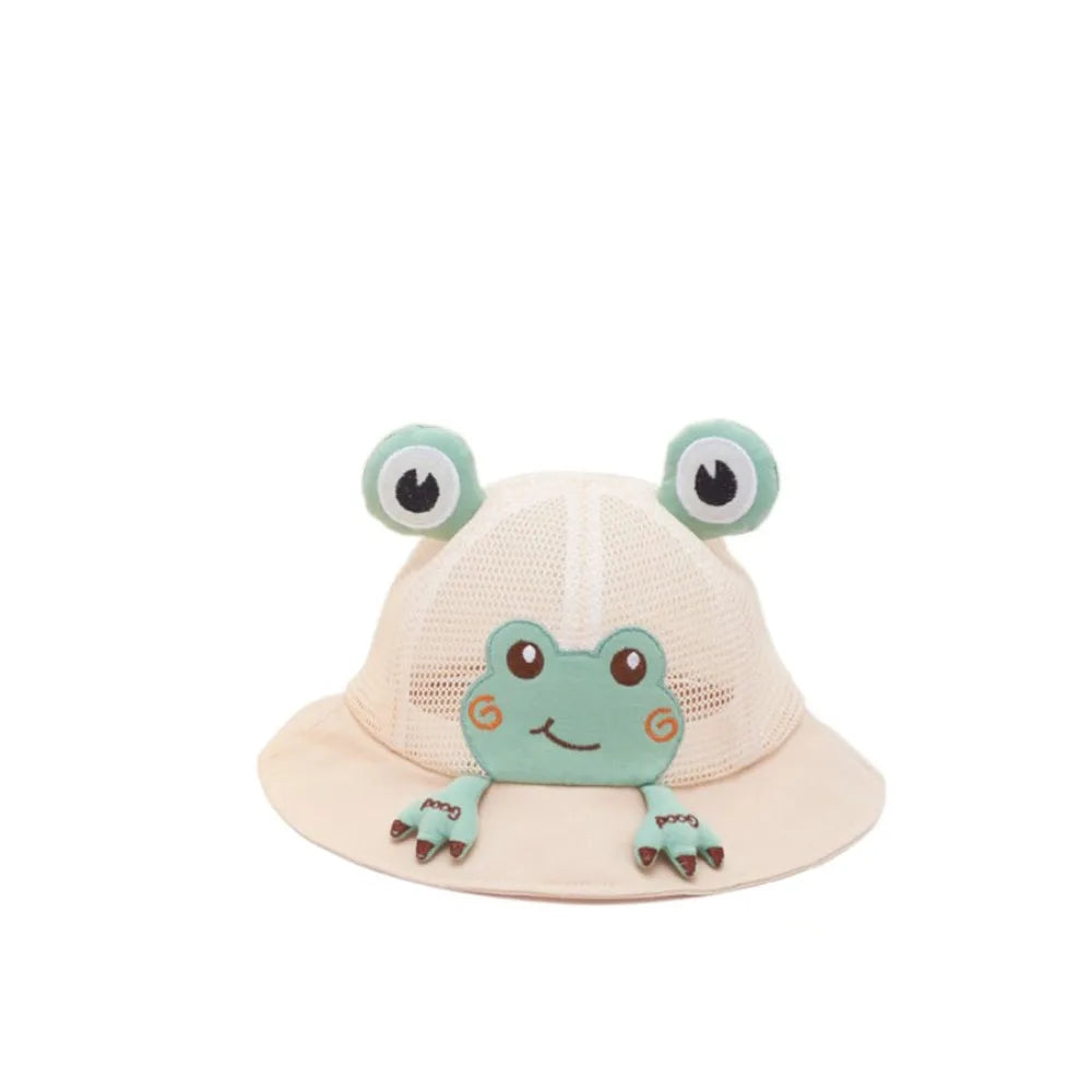Korean Frog Bucket Hat Baby Sun Protection Summer Cap