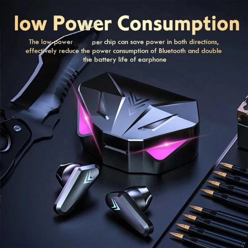 TWS Wireless Bluetooth Earbuds LED Display Noise Cancelling Headset X15
