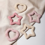 Star & Heart Silicone Baby Teether Food Grade Toy