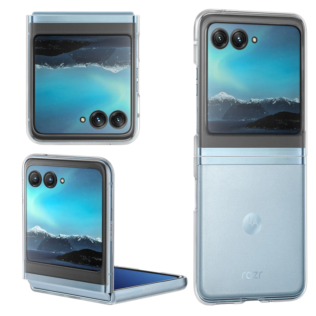 Clear Hard Case for Motorola Razr 70 60 50 40 Ultra