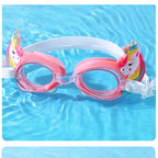 Kids Cartoon Swimming Goggles UK | Waterproof Anti-Fog Adjustable Diving Glasses