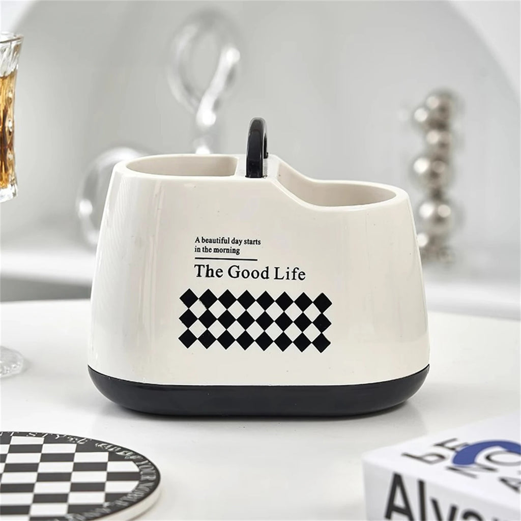Kitchen Utensil Holder Plastic Cutlery Rack