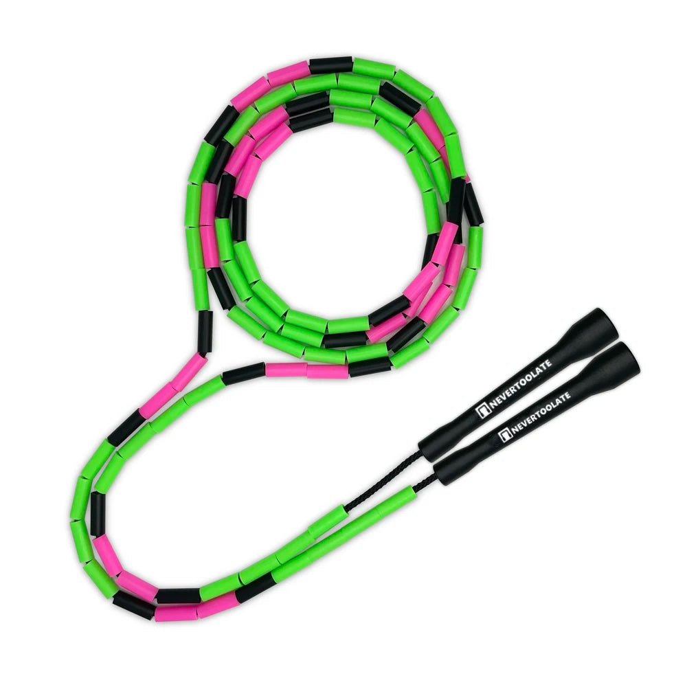 NEVERTOOLATE X Rope 7mm Beaded Jump Rope 2.9m Professional Training