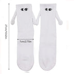 Magnetic Holding Hands Socks Funny Couple Gift Men Women Socks