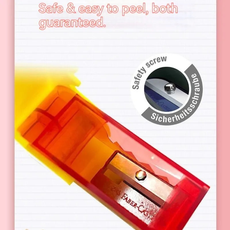 Faber-Castell Dinosaur Pencil Sharpener Cute Kids Stationery Tool