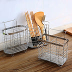 Stainless Steel Cutlery Holder Hanging Drainer