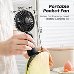 Coldsky 4000mAh Mini Fan UK 5-Speed 3-in-1 Portable Fan