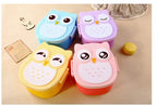 Portable Children Lunch Box Cartoon Bento Food Container with Cutlery Set