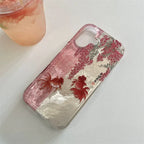 Koi Fish & Flower Case for iPhone 17 16 15 14 13 12 11 Pro Max