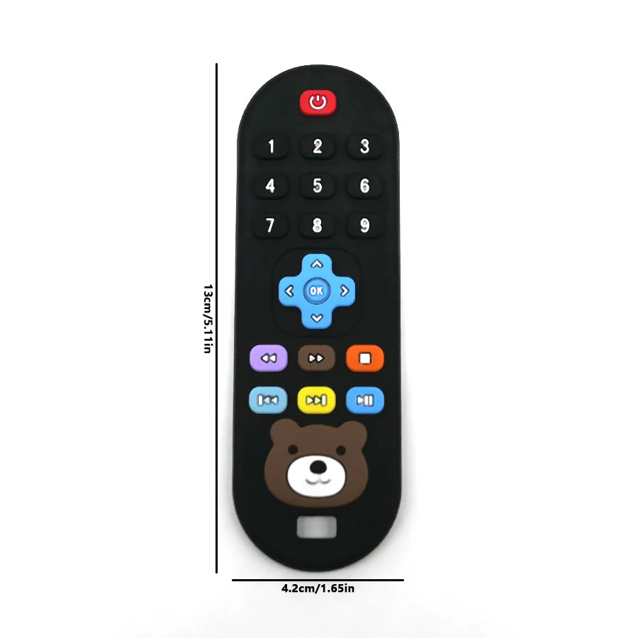 Silicone Remote Control Baby Teether Toy Set