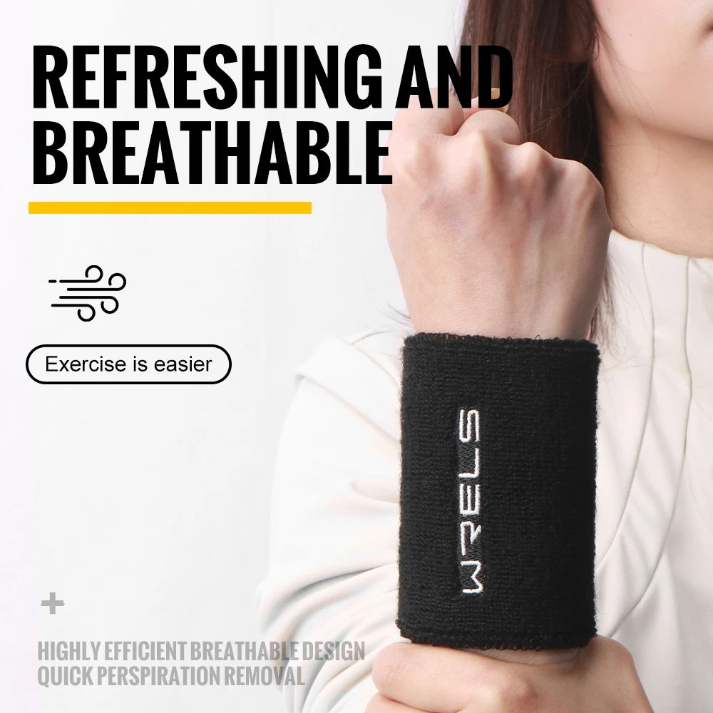 Absorbent Sweat Wristbands for Gym & Fitness Quick Dry Wrist Bands