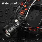 Powerful LED Rechargeable Headlamp High Lumen Light
