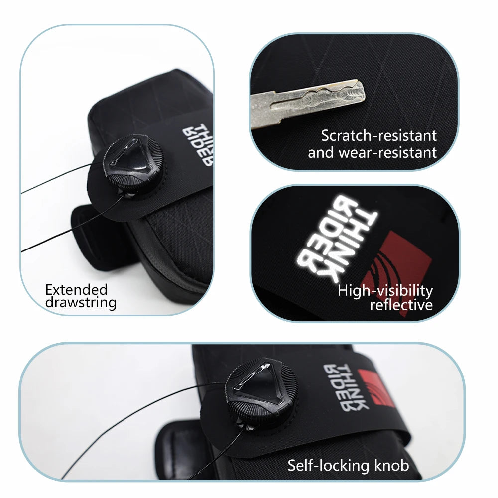 ThinkRider 0.5L Bicycle Saddle Bag Mini MTB Tool Kit Reflective