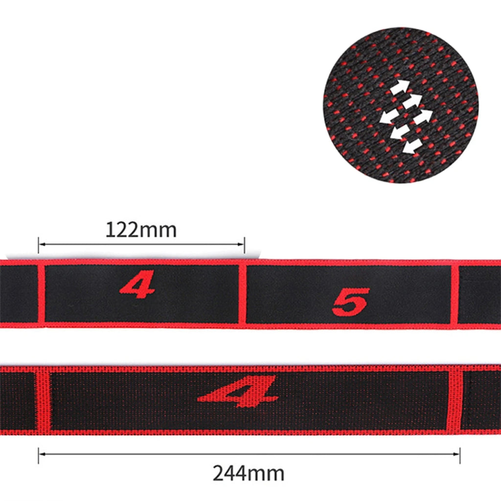 Yoga Stretch Strap Resistance Band Multi Loop Flexibility Trainer