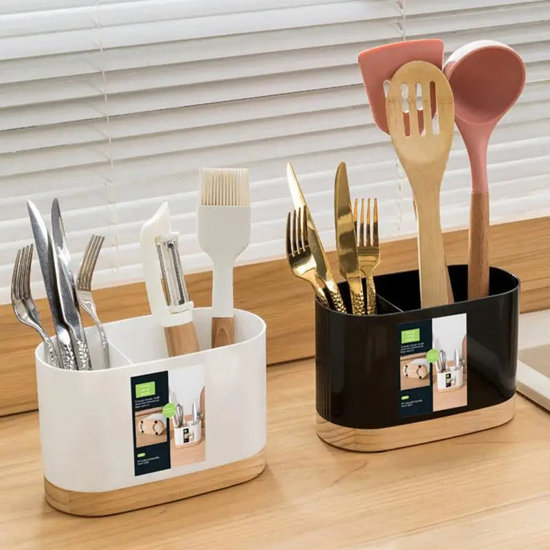 Kitchen Utensil Holder Cutlery Drainer Rack Main image
