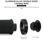 Ergonomic MTB Bike Grips Bilateral Lock Non-Slip Shockproof Rubber