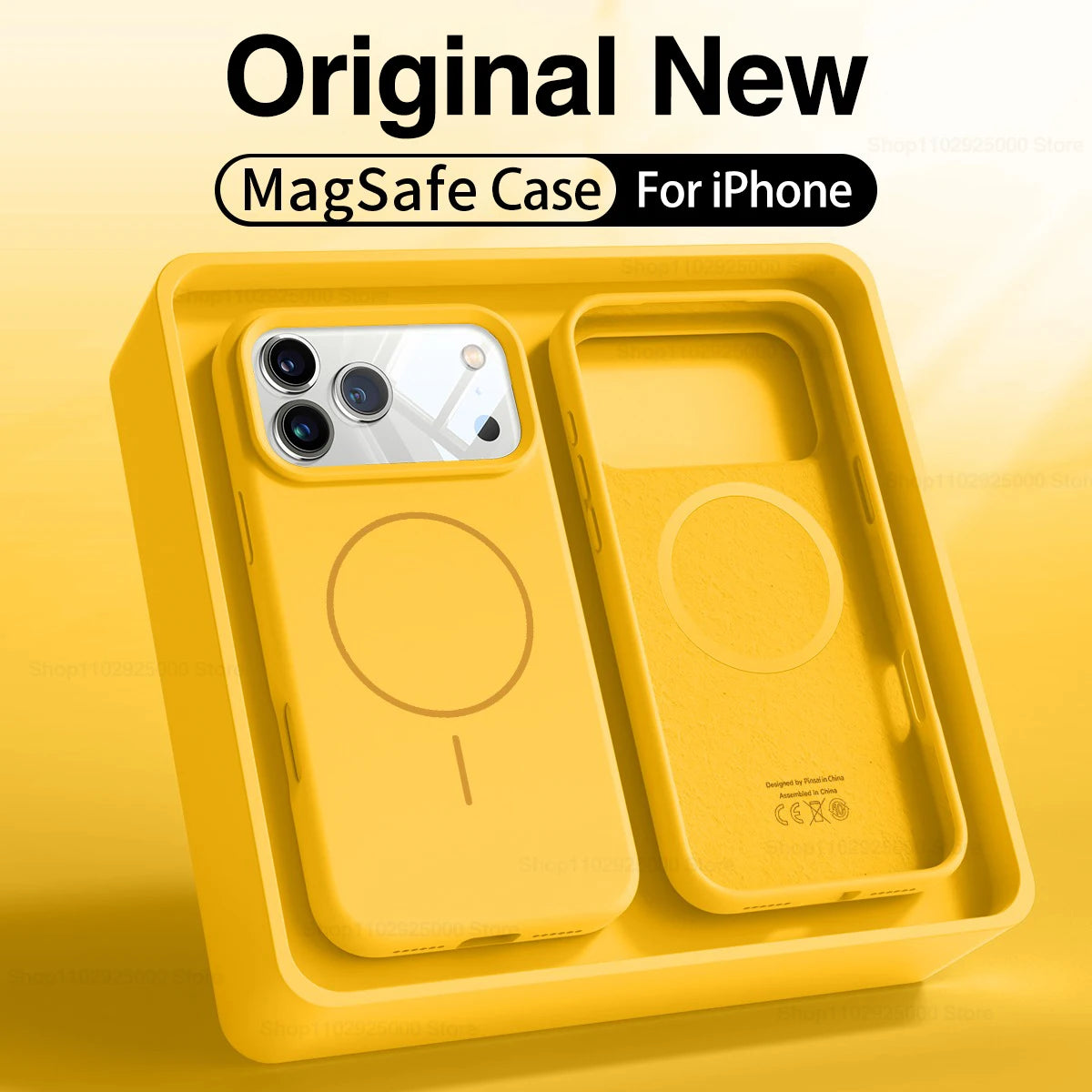 MagSafe Liquid Silicone Case for iPhone 12 13 14 15 16 17 Pro Max